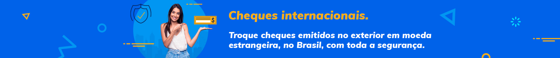 Cheques internacionais Cheques internacionais